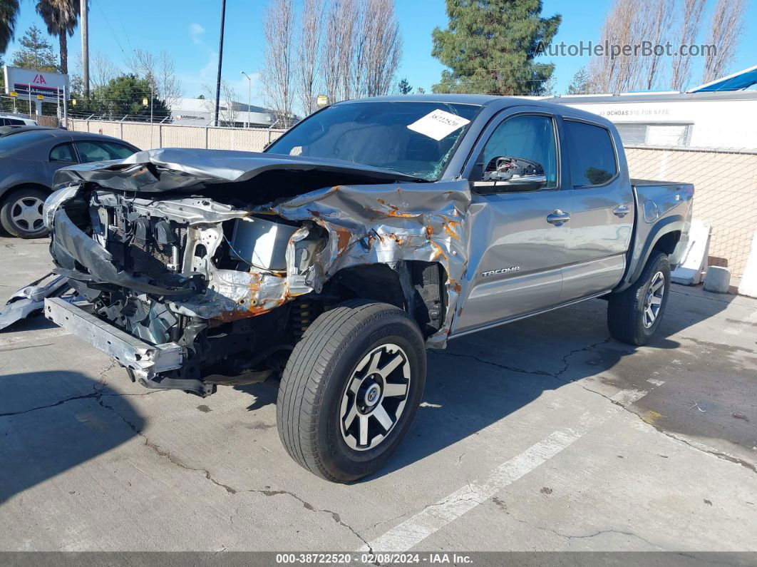 2021 Toyota Tacoma Trd Off-road Gray vin: 3TMCZ5AN3MM398639