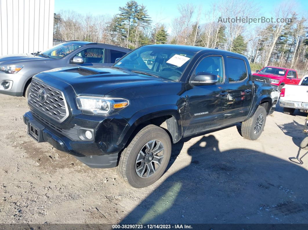 2021 Toyota Tacoma 4wd Trd Sport Черный vin: 3TMCZ5AN3MM403094