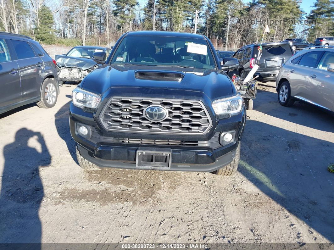 2021 Toyota Tacoma 4wd Trd Sport Черный vin: 3TMCZ5AN3MM403094