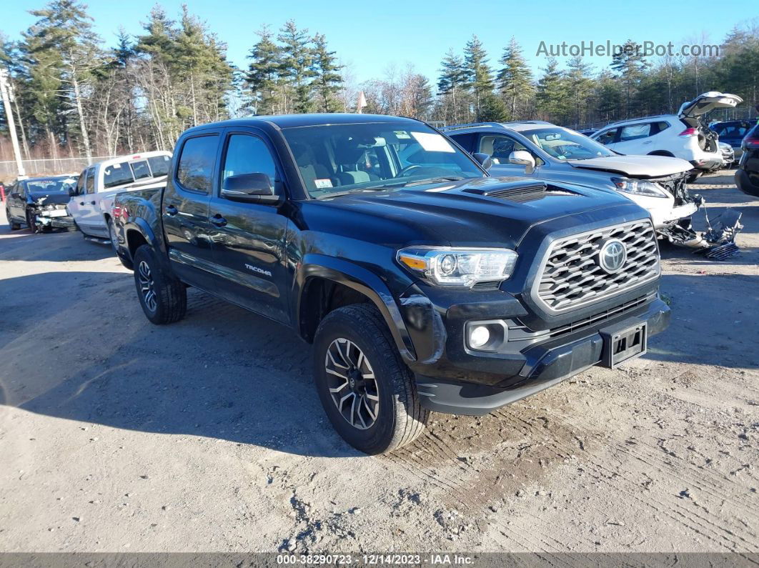 2021 Toyota Tacoma 4wd Trd Sport Черный vin: 3TMCZ5AN3MM403094