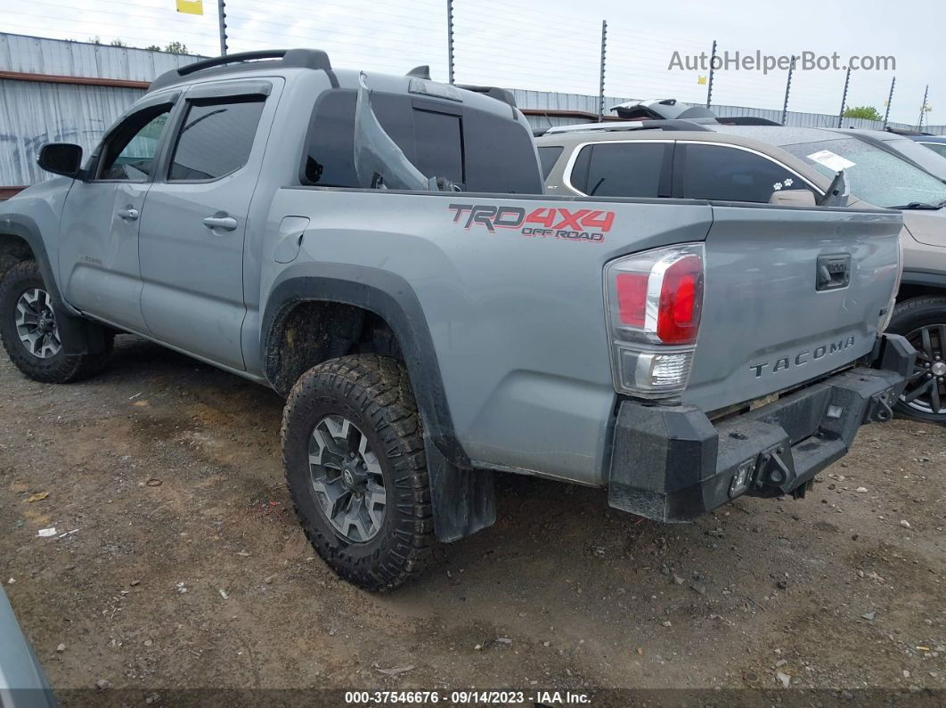 2021 Toyota Tacoma 4wd Trd Off Road Светло-синий vin: 3TMCZ5AN3MM407758