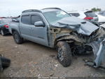 2021 Toyota Tacoma 4wd Trd Off Road Светло-синий vin: 3TMCZ5AN3MM407758