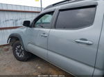 2021 Toyota Tacoma 4wd Trd Off Road Светло-синий vin: 3TMCZ5AN3MM407758