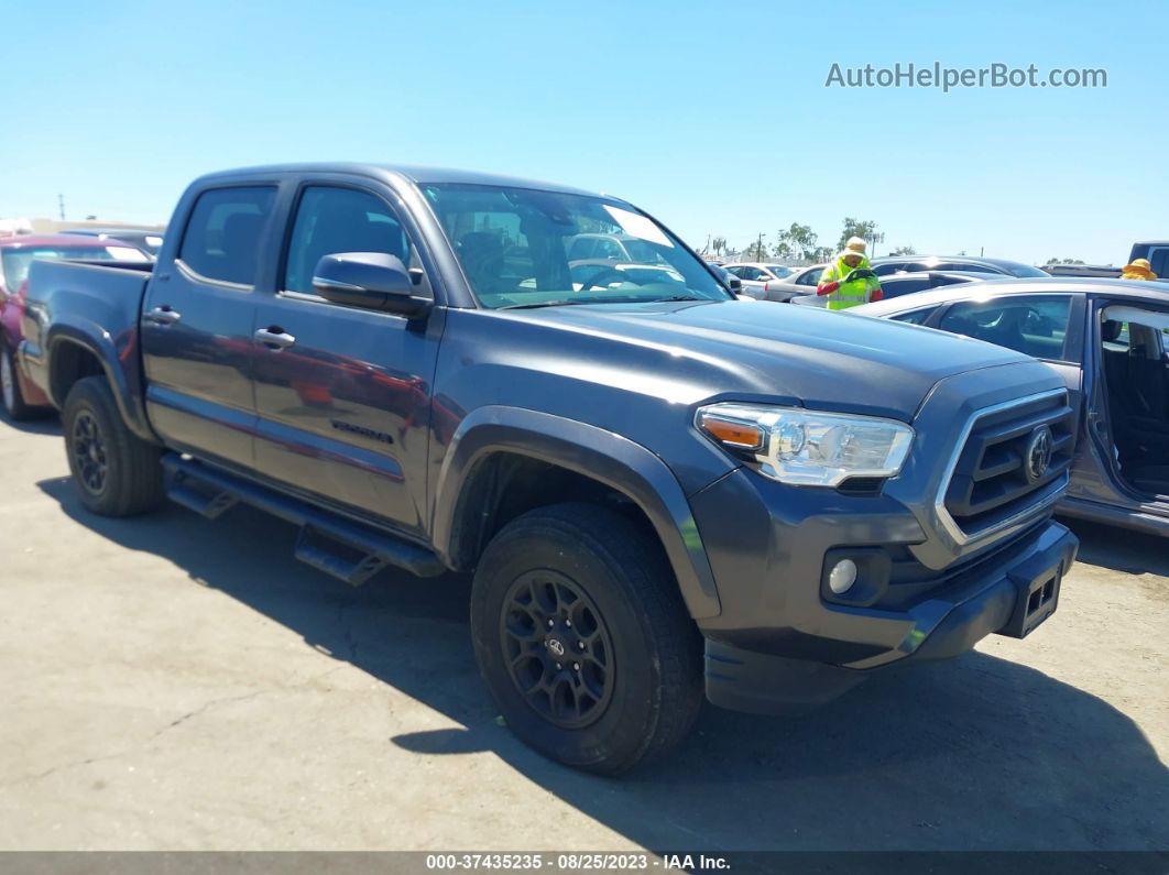 2021 Toyota Tacoma 4wd Sr/sr5/trd Sport Gray vin: 3TMCZ5AN3MM447693