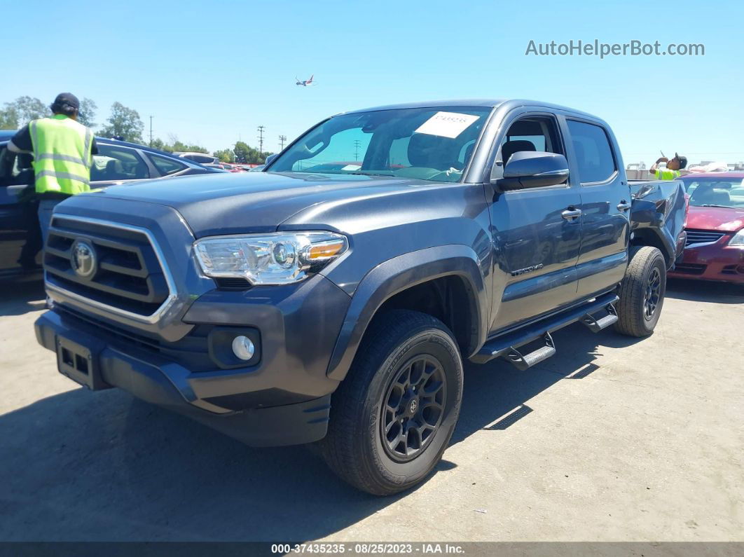 2021 Toyota Tacoma 4wd Sr/sr5/trd Sport Gray vin: 3TMCZ5AN3MM447693