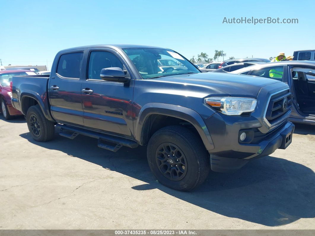 2021 Toyota Tacoma 4wd Sr/sr5/trd Sport Gray vin: 3TMCZ5AN3MM447693