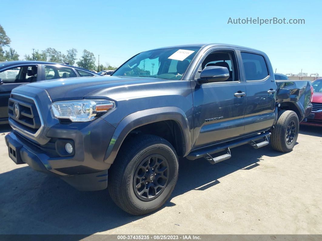 2021 Toyota Tacoma 4wd Sr/sr5/trd Sport Gray vin: 3TMCZ5AN3MM447693