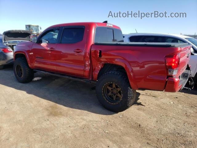 2017 Toyota Tacoma Double Cab Red vin: 3TMCZ5AN4HM053755