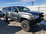 2017 Toyota Tacoma Double Cab Gray vin: 3TMCZ5AN4HM068353