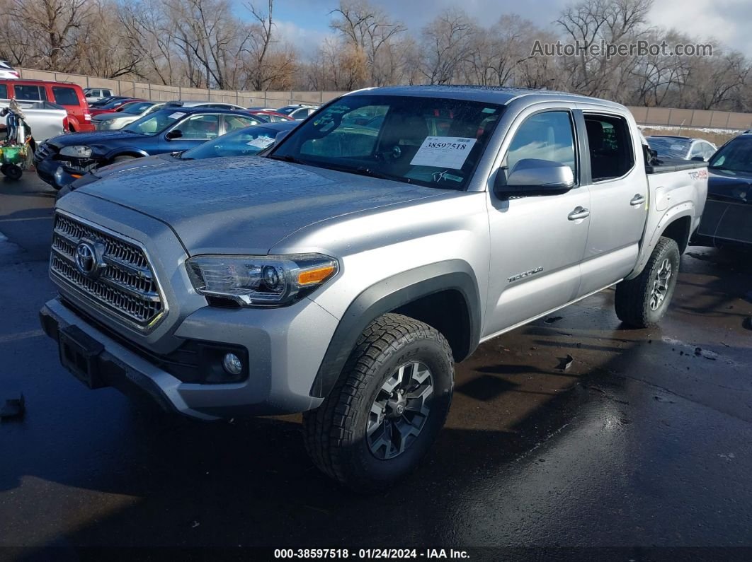 2017 Toyota Tacoma Trd Off Road Silver vin: 3TMCZ5AN4HM108981