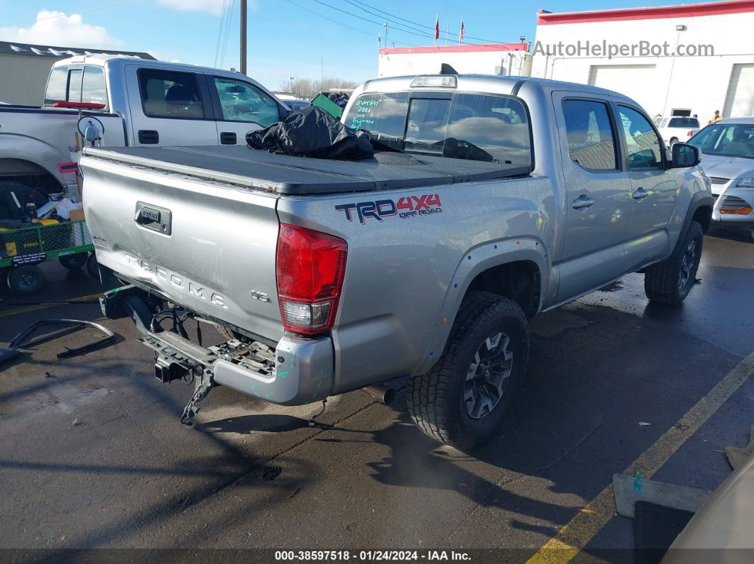 2017 Toyota Tacoma Trd Off Road Silver vin: 3TMCZ5AN4HM108981