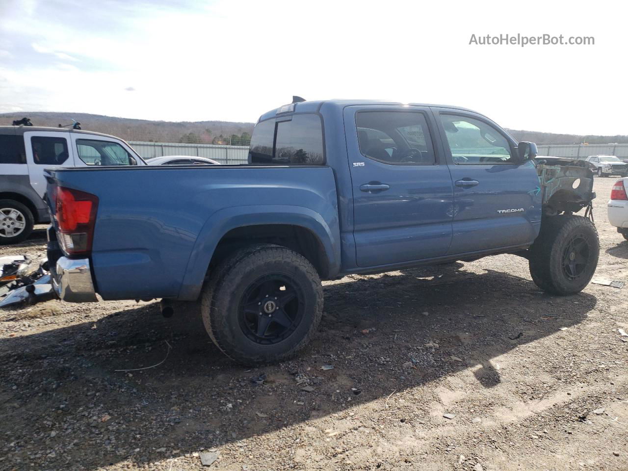 2019 Toyota Tacoma Double Cab Blue vin: 3TMCZ5AN4KM226939