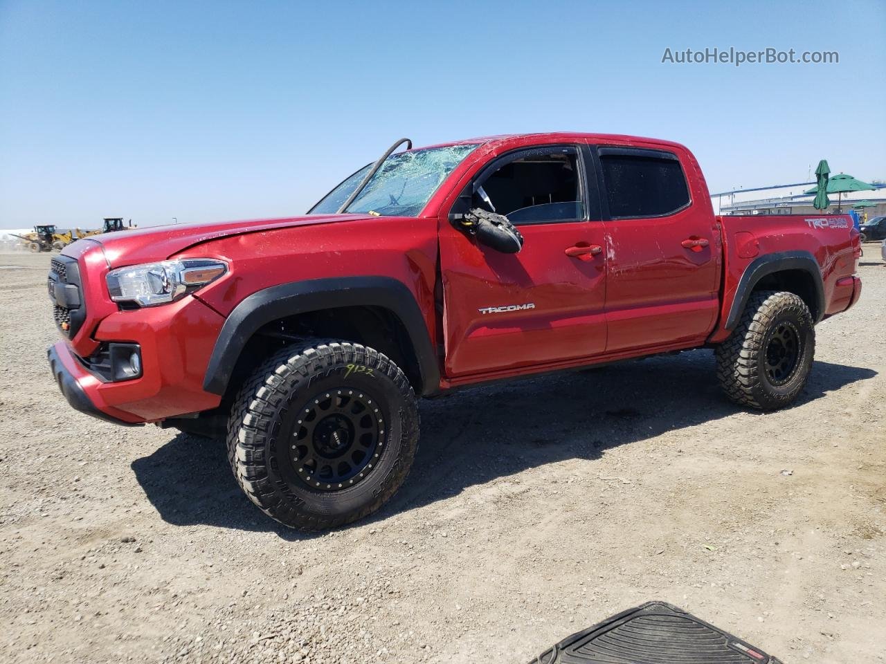 2019 Toyota Tacoma Double Cab Красный vin: 3TMCZ5AN4KM228030