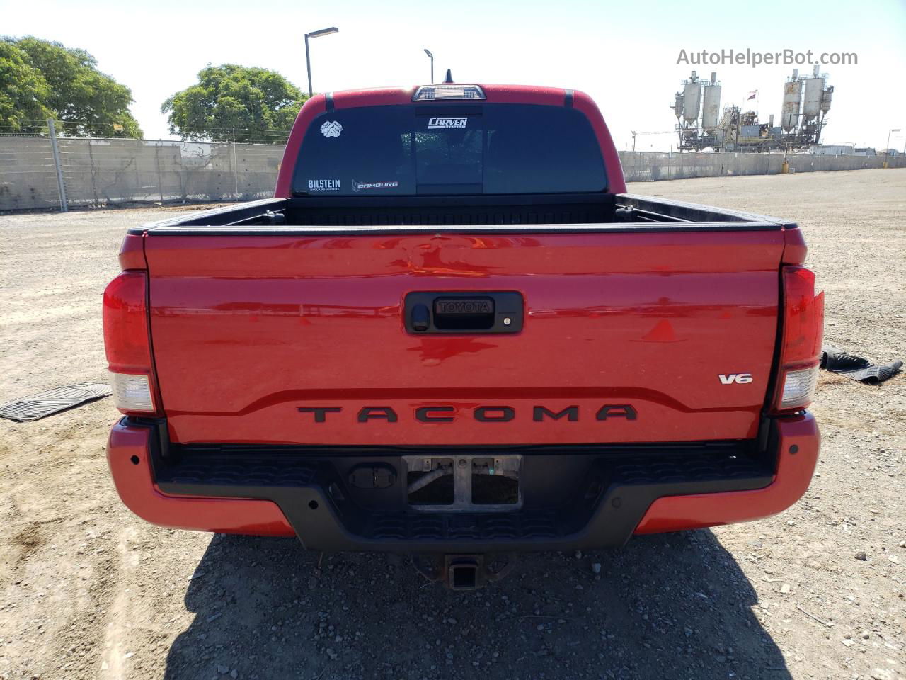 2019 Toyota Tacoma Double Cab Red vin: 3TMCZ5AN4KM228030