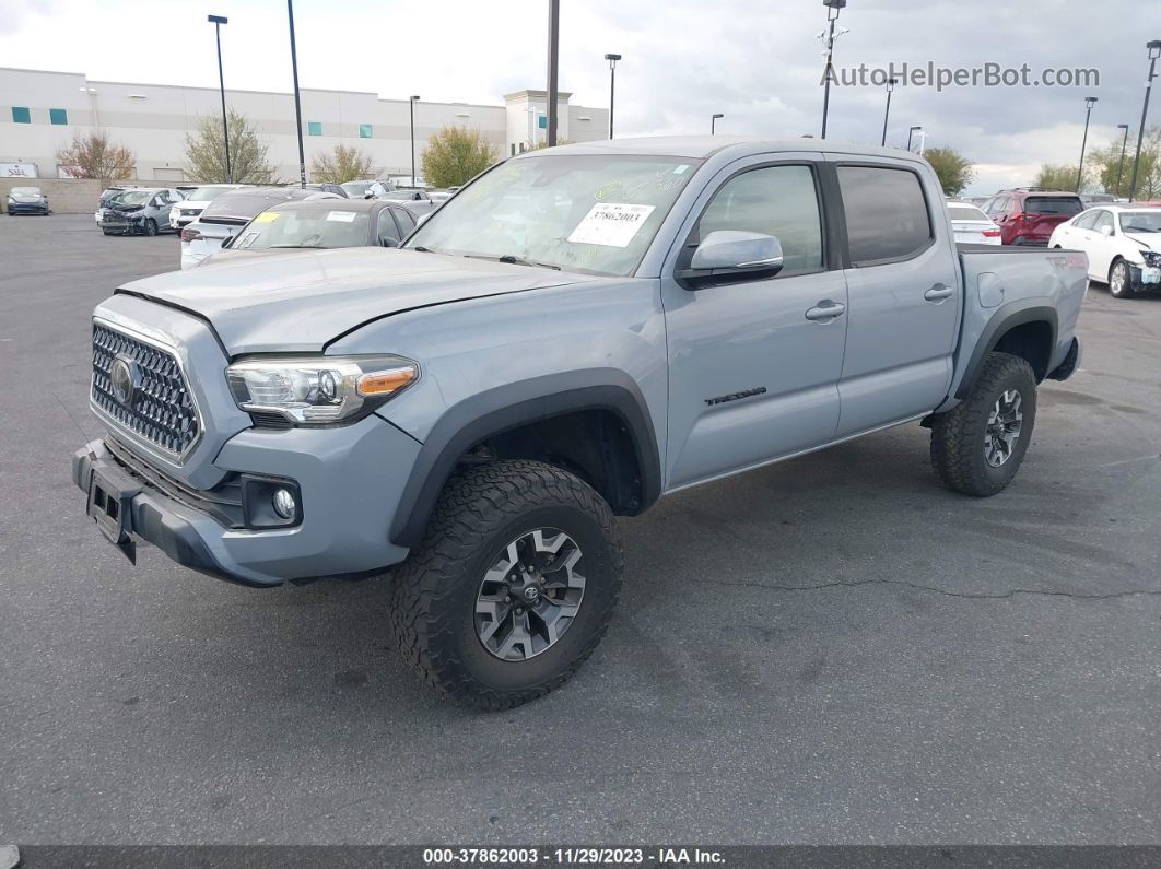 2019 Toyota Tacoma 4wd Sr/sr5/trd Sport Gray vin: 3TMCZ5AN4KM269368