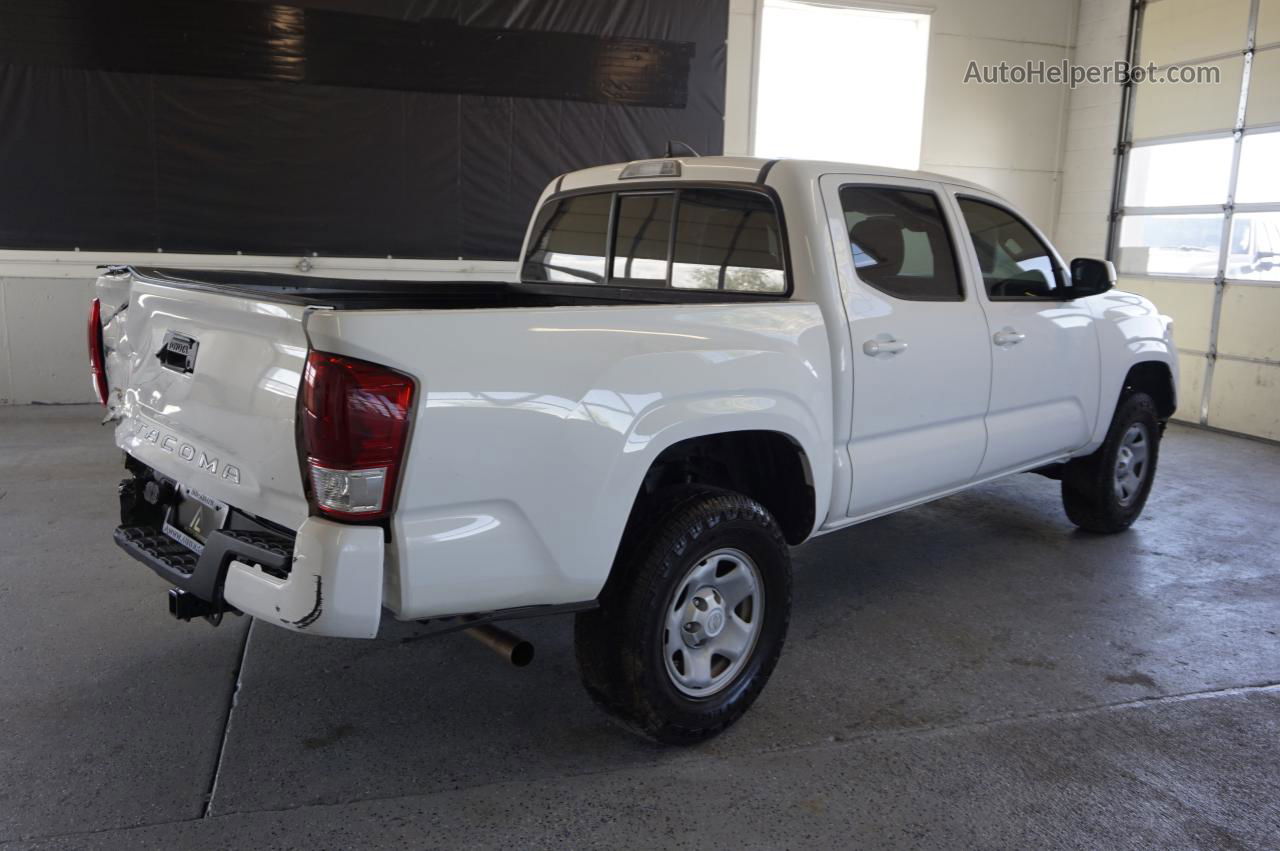 2020 Toyota Tacoma Double Cab White vin: 3TMCZ5AN4LM301169