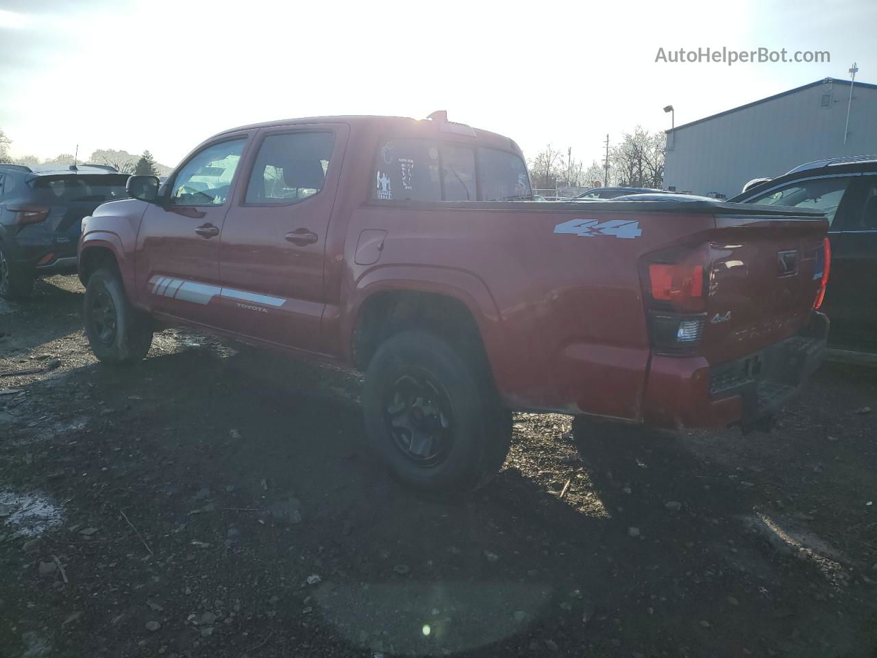 2020 Toyota Tacoma Double Cab Red vin: 3TMCZ5AN4LM312561