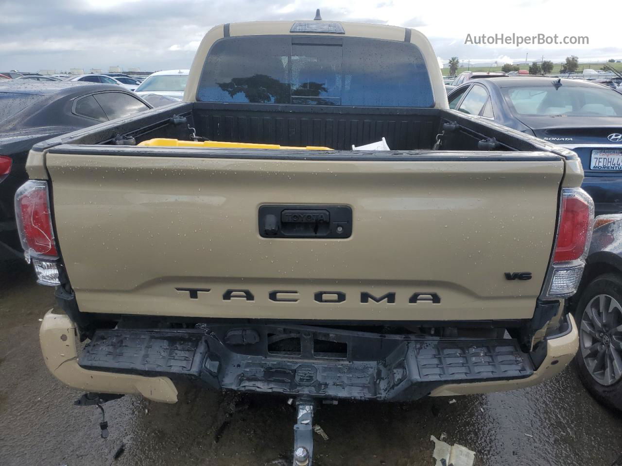 2020 Toyota Tacoma Double Cab Желто-коричневый vin: 3TMCZ5AN4LM321437
