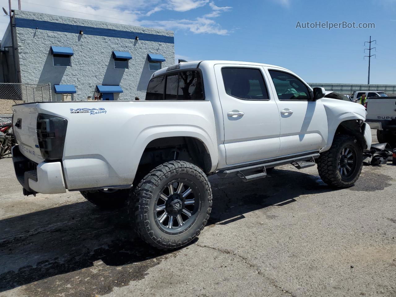 2020 Toyota Tacoma Double Cab White vin: 3TMCZ5AN4LM325455