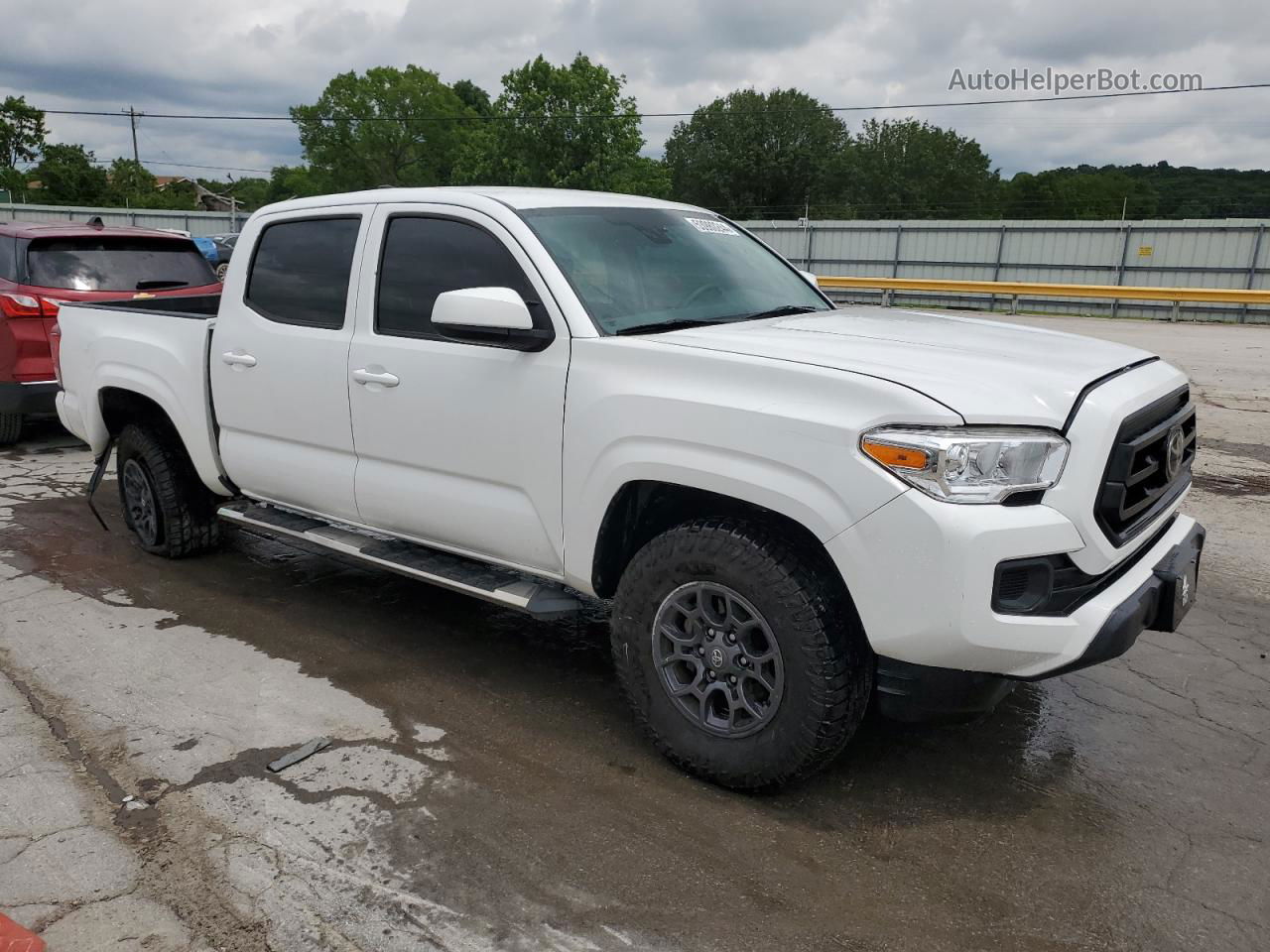 2020 Toyota Tacoma Double Cab Белый vin: 3TMCZ5AN4LM332082