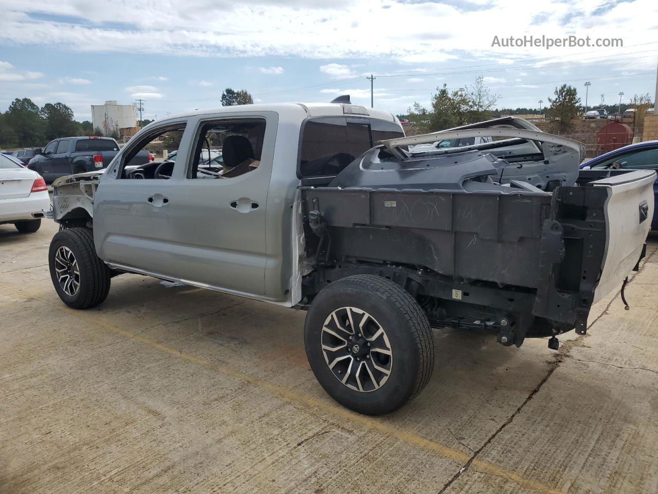2020 Toyota Tacoma Double Cab Белый vin: 3TMCZ5AN4LM346094