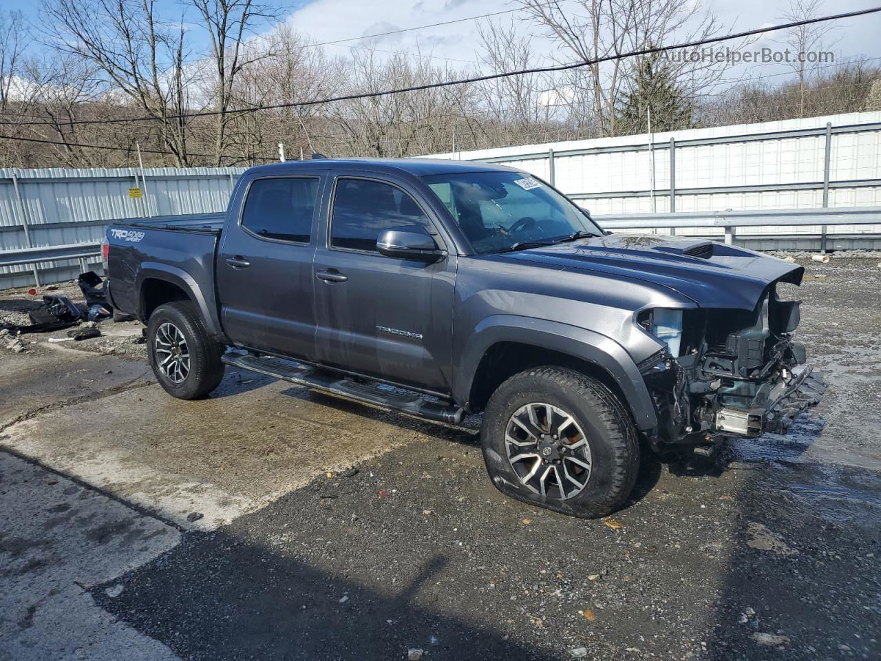 2020 Toyota Tacoma Double Cab Charcoal vin: 3TMCZ5AN4LM360089