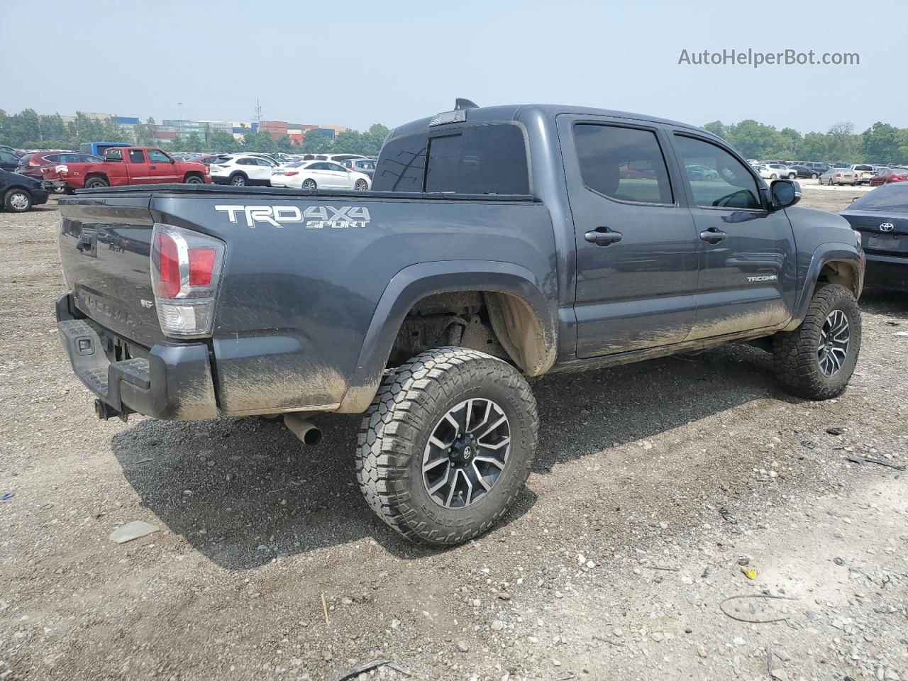 2020 Toyota Tacoma Double Cab Gray vin: 3TMCZ5AN4LM361419