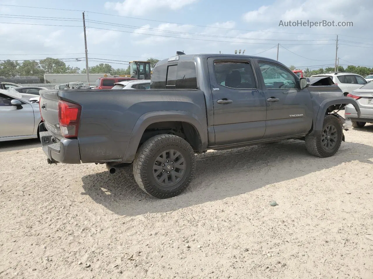 2020 Toyota Tacoma Double Cab Charcoal vin: 3TMCZ5AN4LM364823