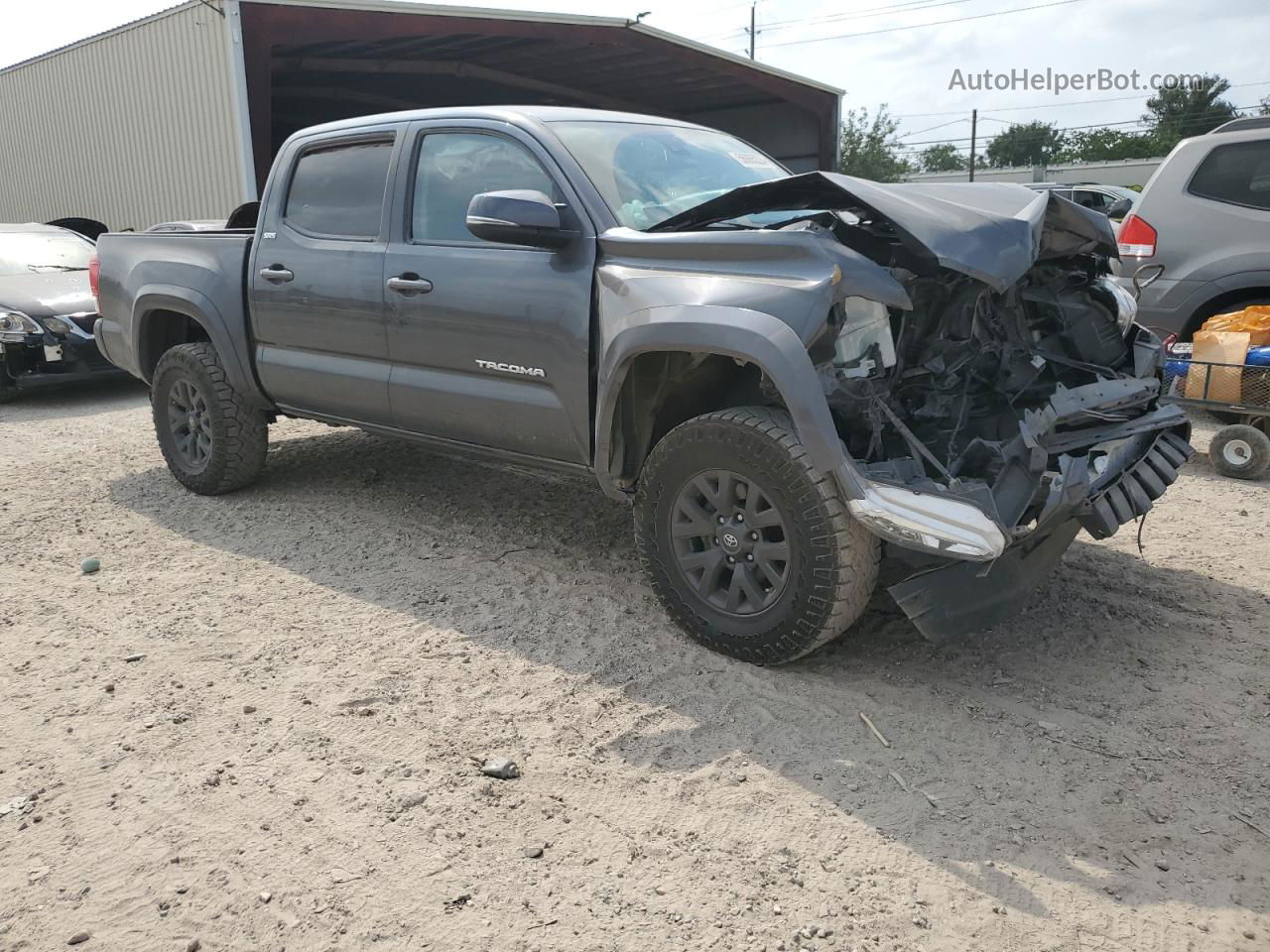 2020 Toyota Tacoma Double Cab Charcoal vin: 3TMCZ5AN4LM364823