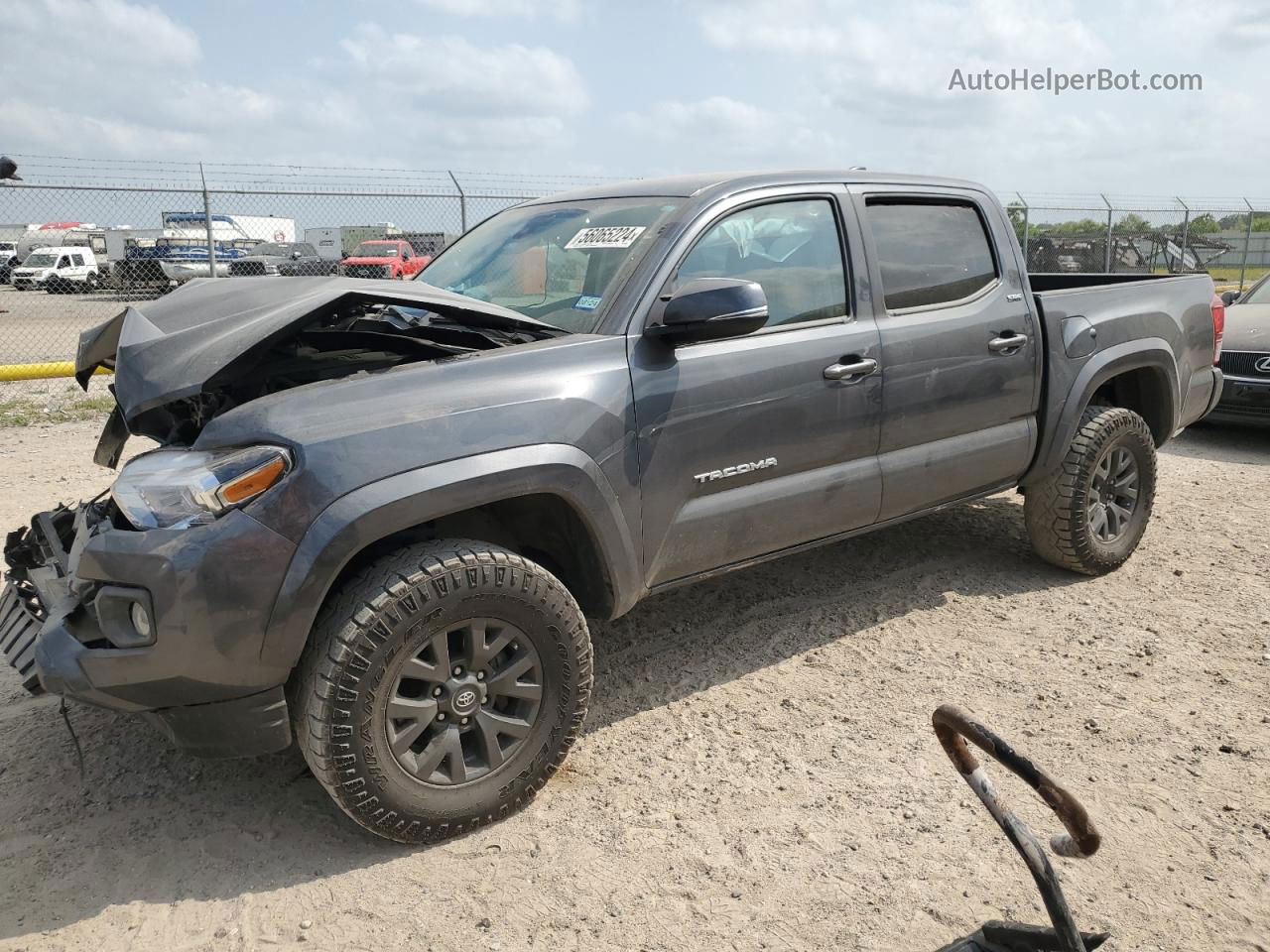 2020 Toyota Tacoma Double Cab Угольный vin: 3TMCZ5AN4LM364823