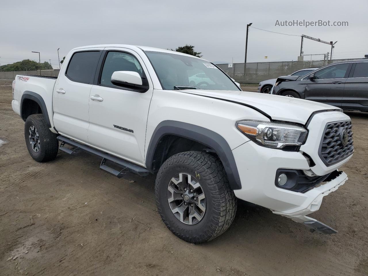 2020 Toyota Tacoma Double Cab Белый vin: 3TMCZ5AN4LM368693