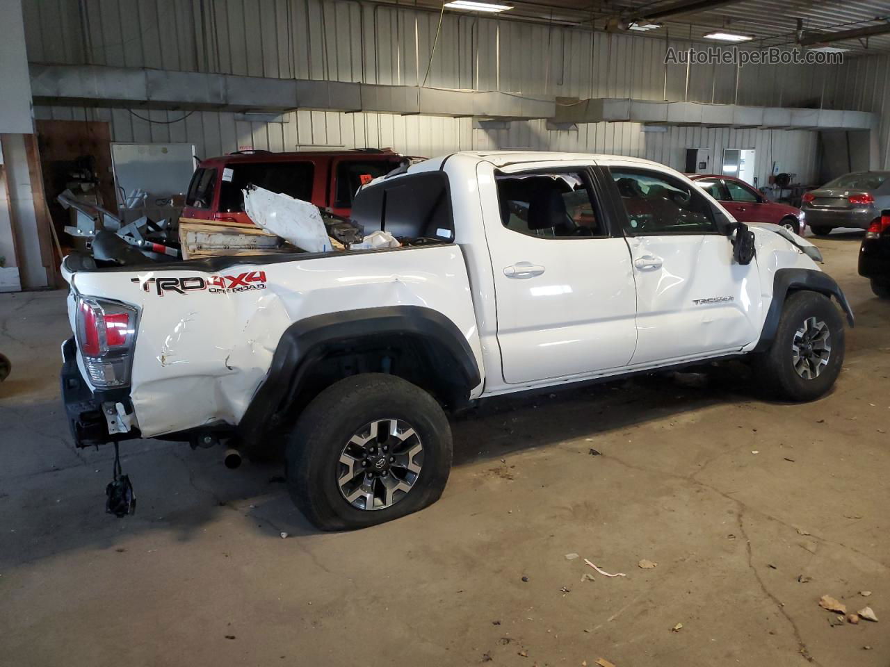 2021 Toyota Tacoma Double Cab White vin: 3TMCZ5AN4MM399394