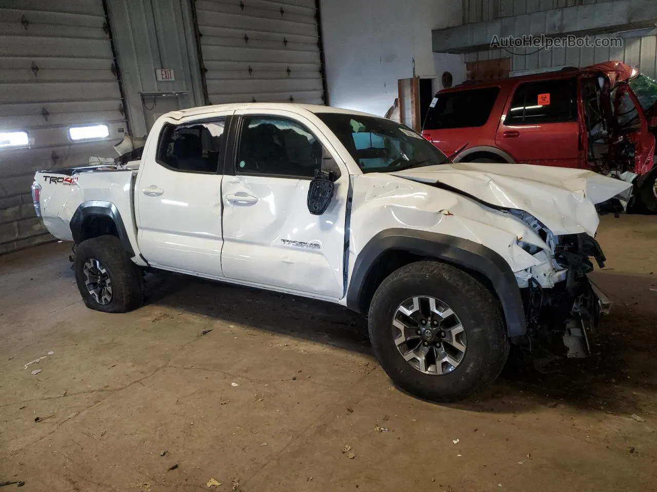 2021 Toyota Tacoma Double Cab White vin: 3TMCZ5AN4MM399394