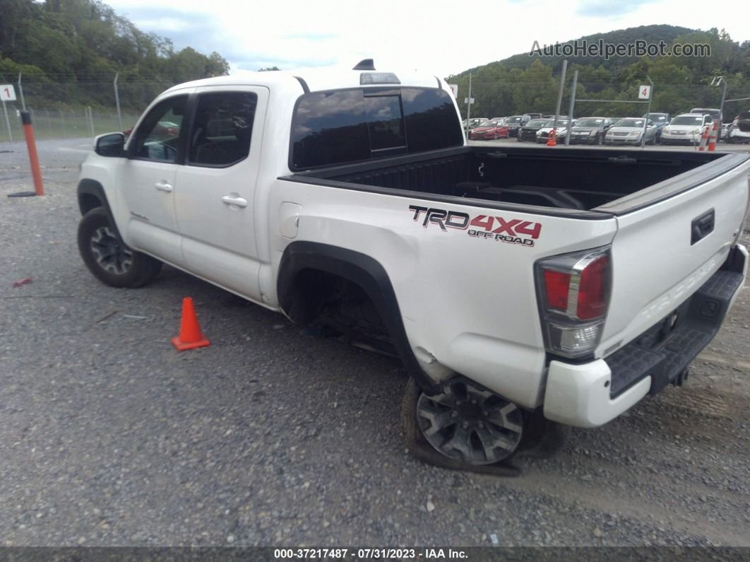 2021 Toyota Tacoma Trd Off-road White vin: 3TMCZ5AN4MM400592