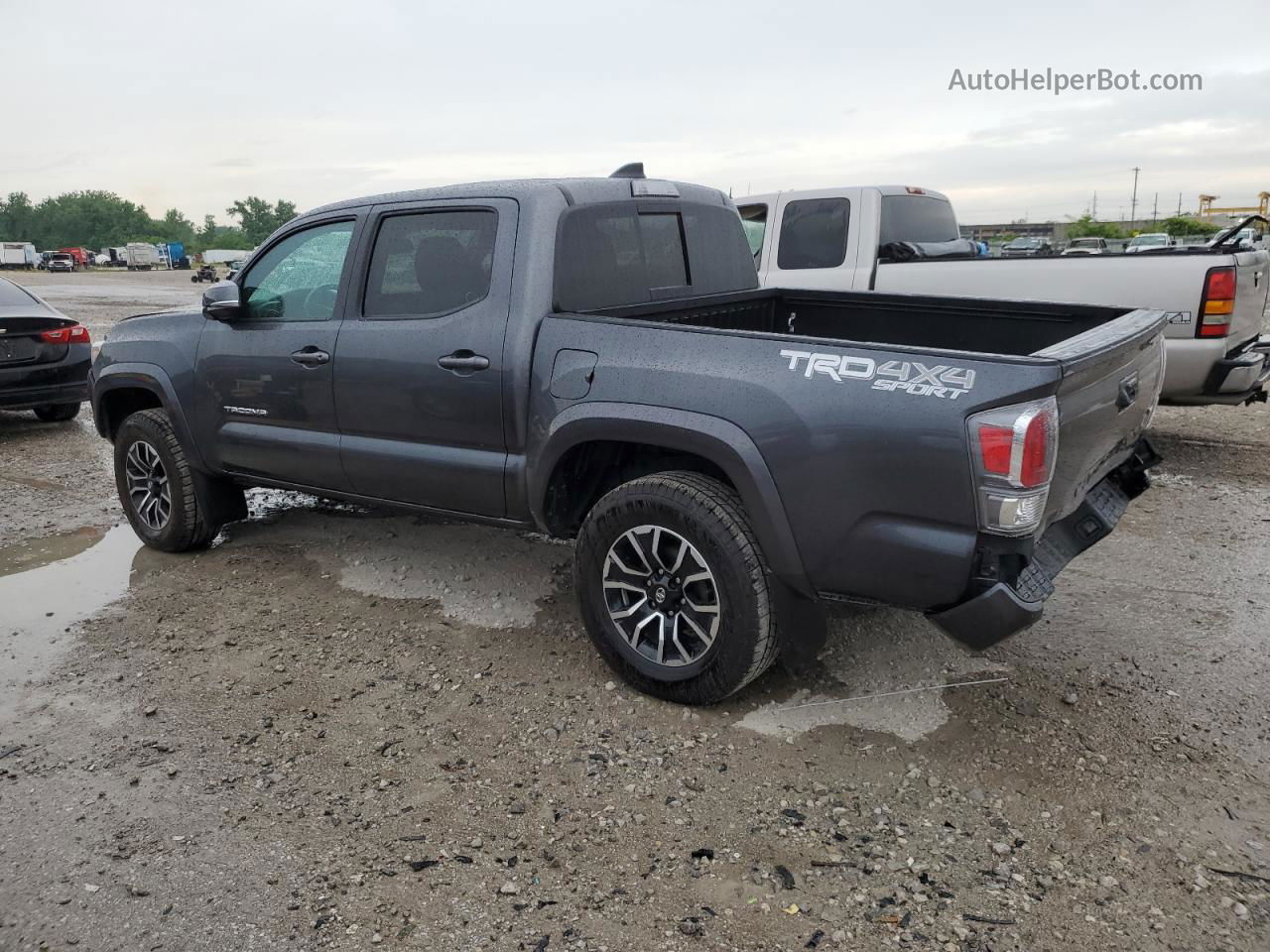 2021 Toyota Tacoma Double Cab Gray vin: 3TMCZ5AN4MM405002