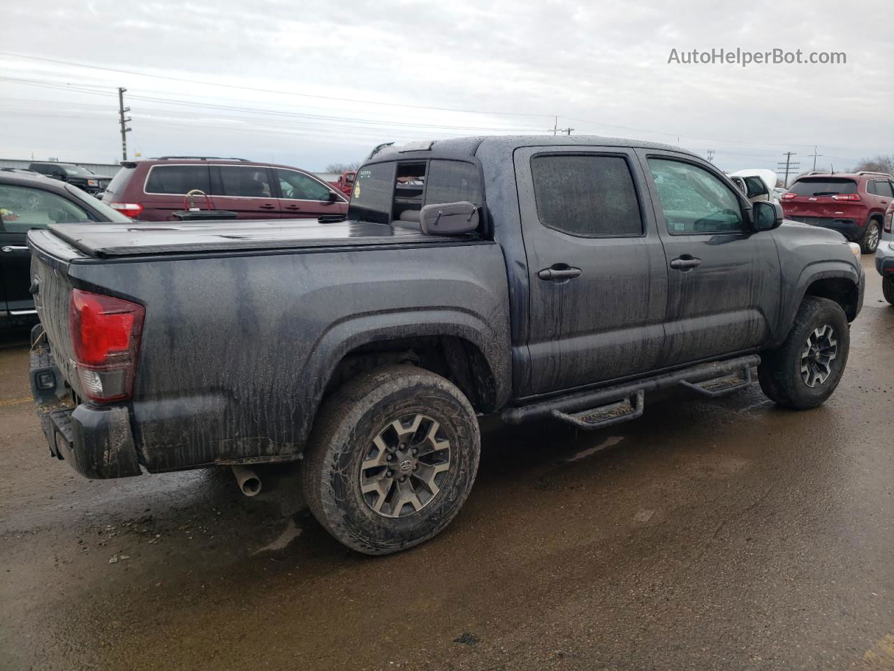 2021 Toyota Tacoma Double Cab Charcoal vin: 3TMCZ5AN4MM405131