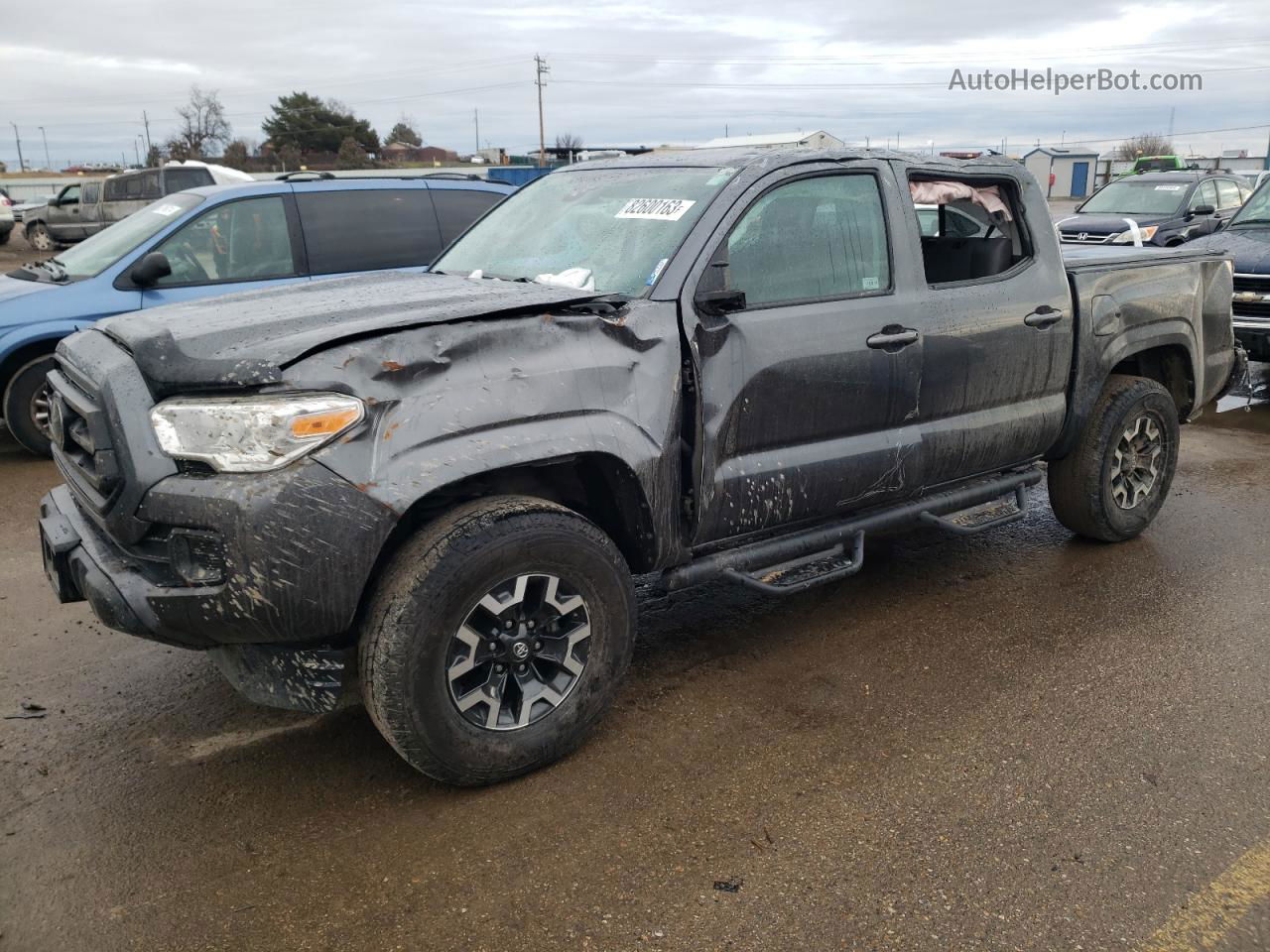 2021 Toyota Tacoma Double Cab Charcoal vin: 3TMCZ5AN4MM405131