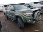 2021 Toyota Tacoma Double Cab Зеленый vin: 3TMCZ5AN4MM418431