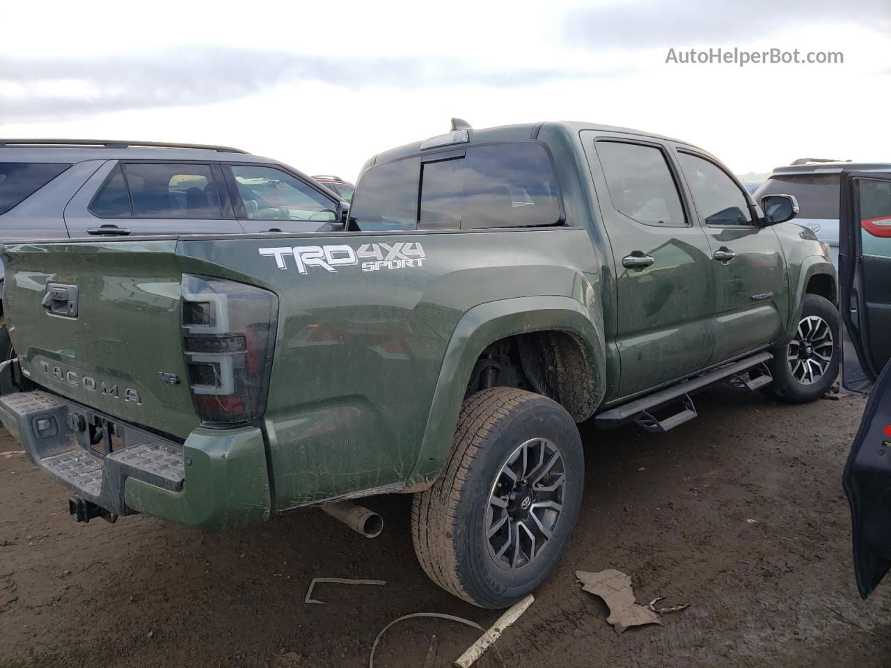 2021 Toyota Tacoma Double Cab Green vin: 3TMCZ5AN4MM418431