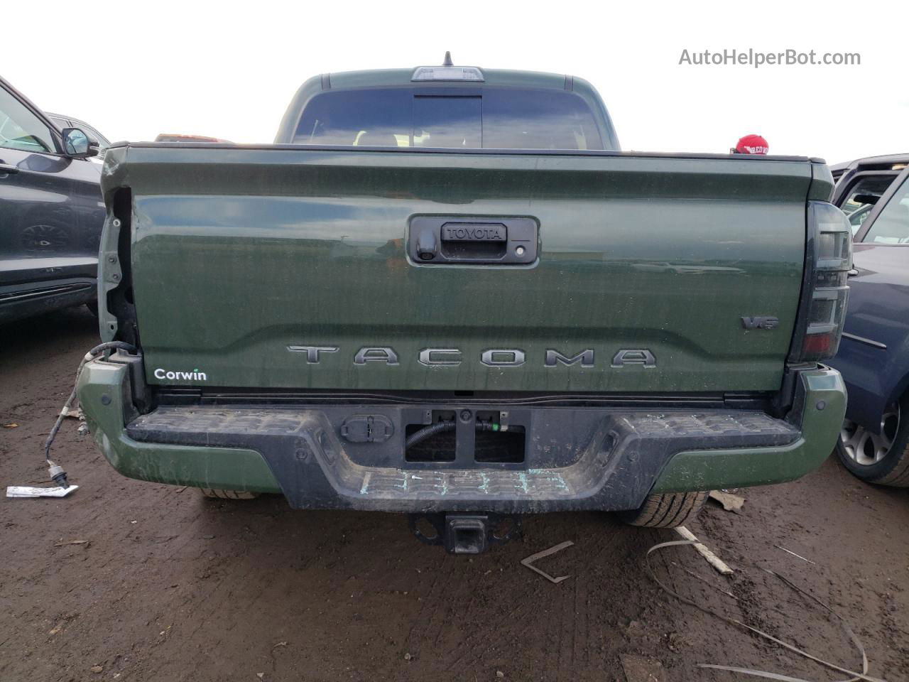 2021 Toyota Tacoma Double Cab Green vin: 3TMCZ5AN4MM418431