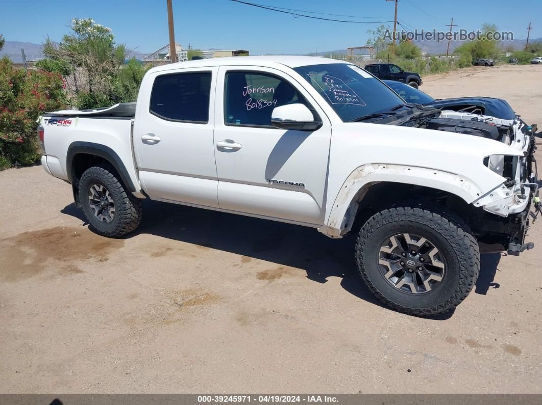 2021 Toyota Tacoma Trd Off-road White vin: 3TMCZ5AN4MM427095