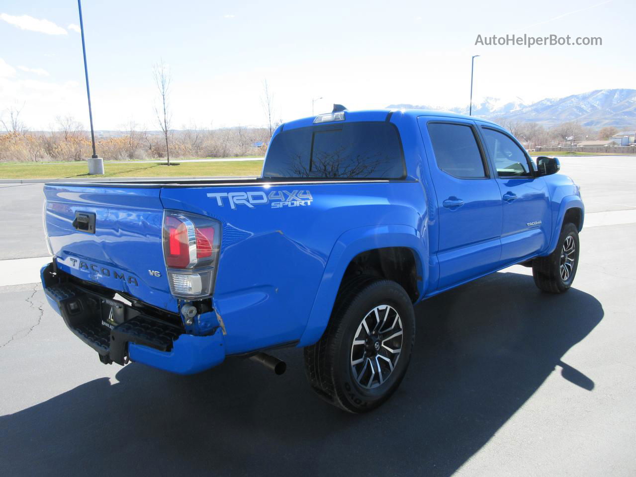 2021 Toyota Tacoma Double Cab Blue vin: 3TMCZ5AN4MM432510