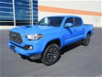 2021 Toyota Tacoma Double Cab Синий vin: 3TMCZ5AN4MM432510