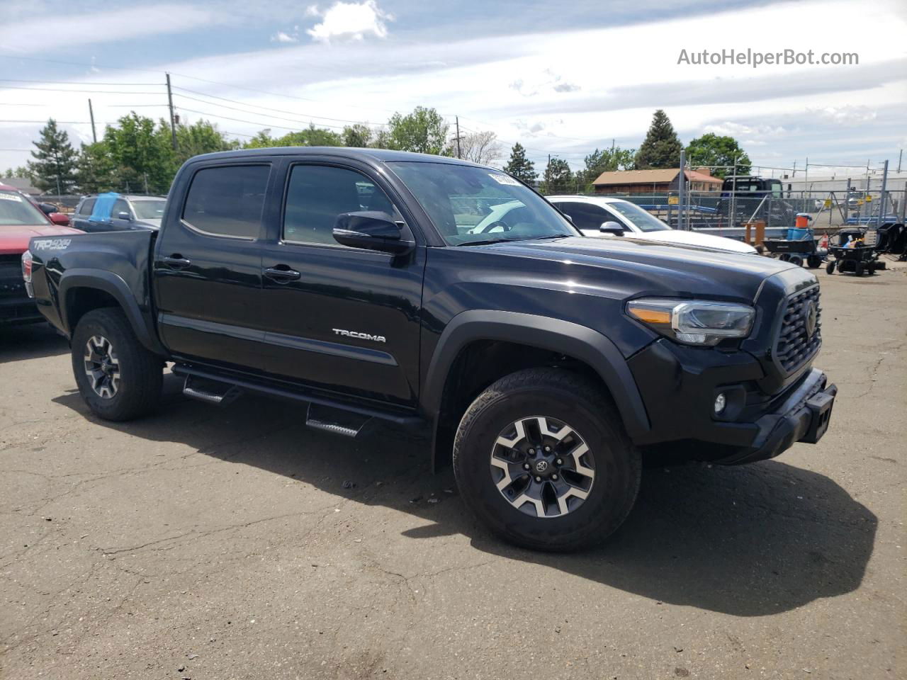 2021 Toyota Tacoma Double Cab Черный vin: 3TMCZ5AN4MM434600