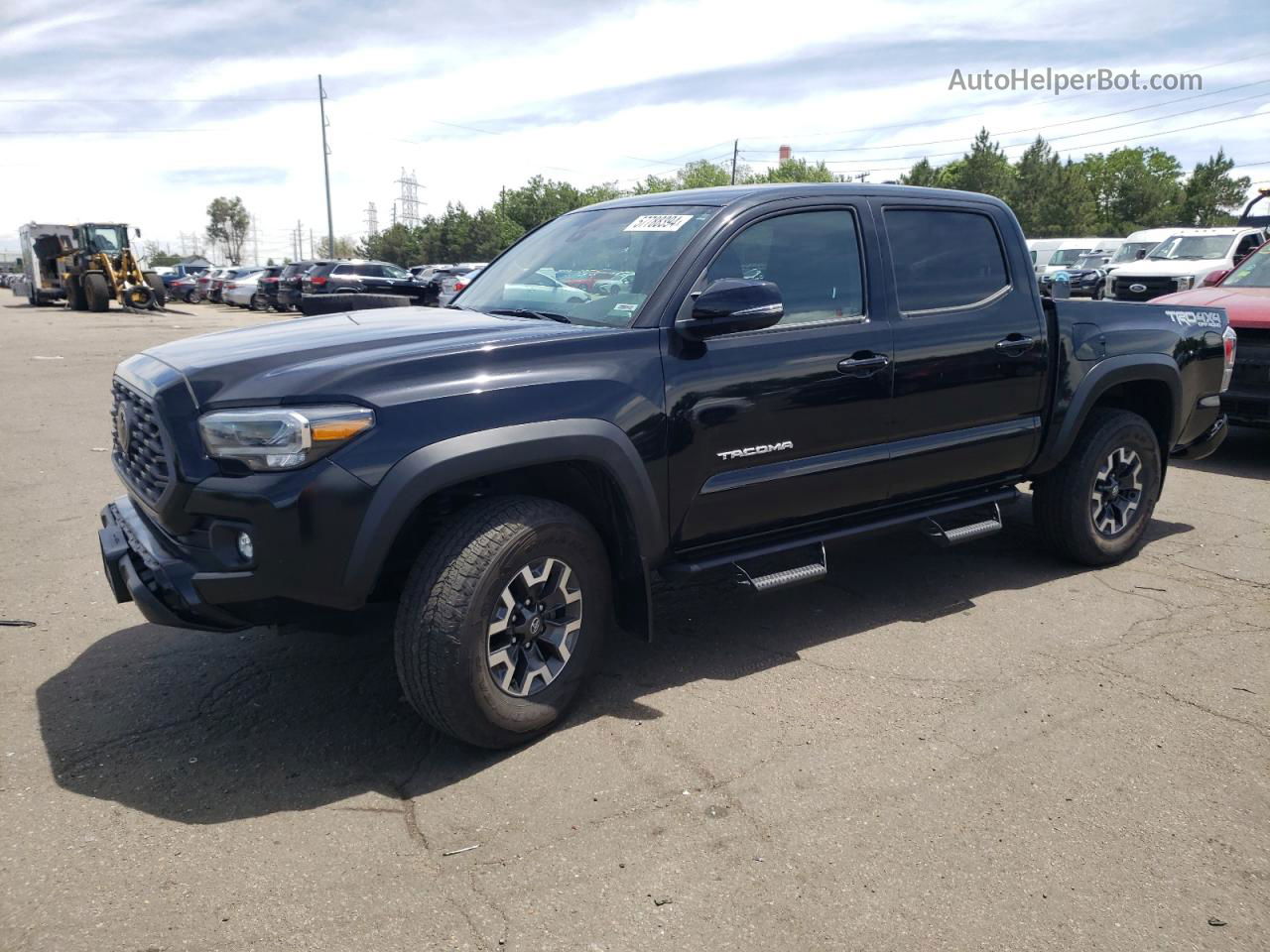 2021 Toyota Tacoma Double Cab Black vin: 3TMCZ5AN4MM434600