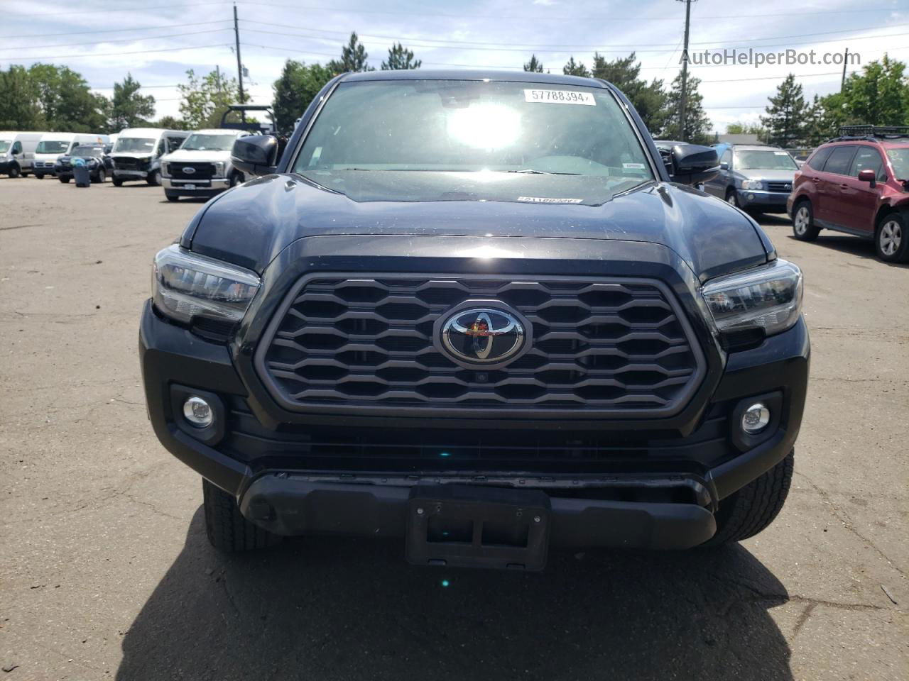 2021 Toyota Tacoma Double Cab Black vin: 3TMCZ5AN4MM434600