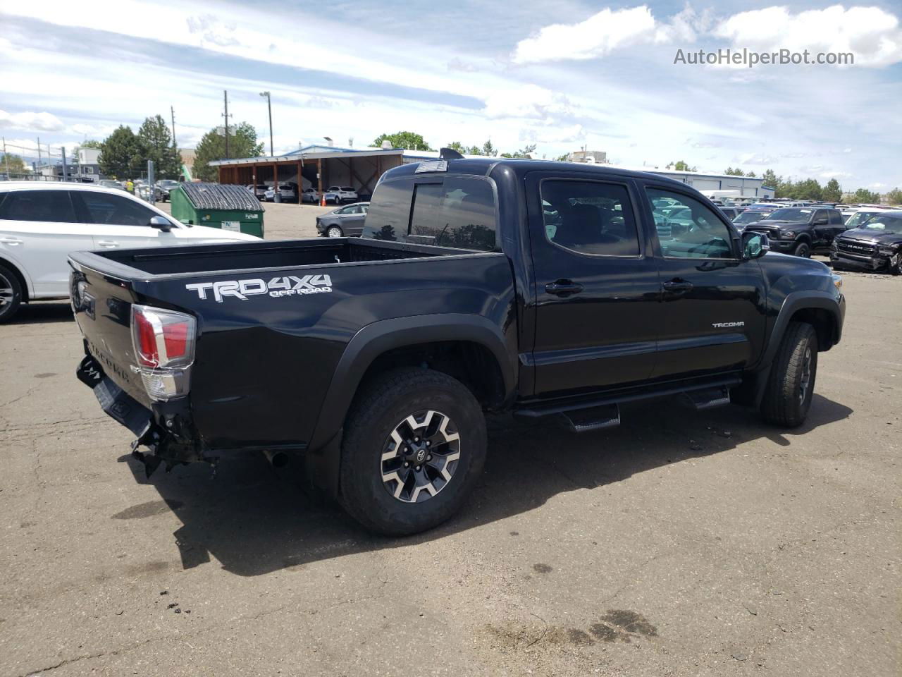 2021 Toyota Tacoma Double Cab Черный vin: 3TMCZ5AN4MM434600