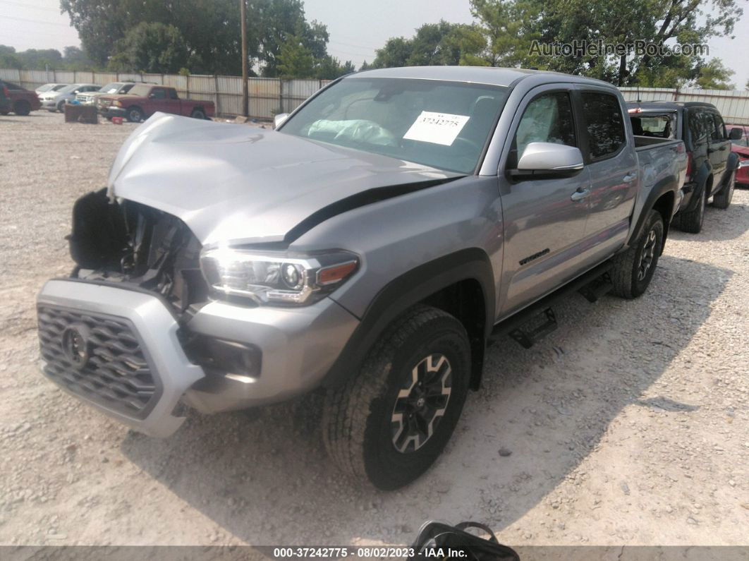 2021 Toyota Tacoma 4wd Sr/sr5/trd Sport Silver vin: 3TMCZ5AN4MM437268