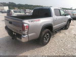 2021 Toyota Tacoma 4wd Sr/sr5/trd Sport Silver vin: 3TMCZ5AN4MM437268