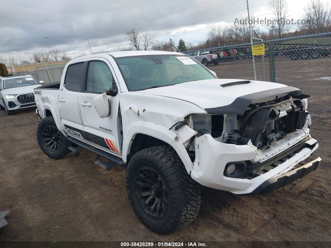 2021 Toyota Tacoma Sr5 V6 White vin: 3TMCZ5AN4MM442051